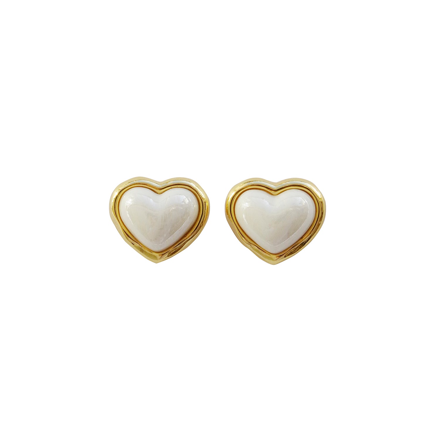 Heart Earrings / Porcelain Earrings / Porcelain Heart / White and Fine Porcelain / Porcelain selling Jewelry / Gold Heart / Heart / Flower